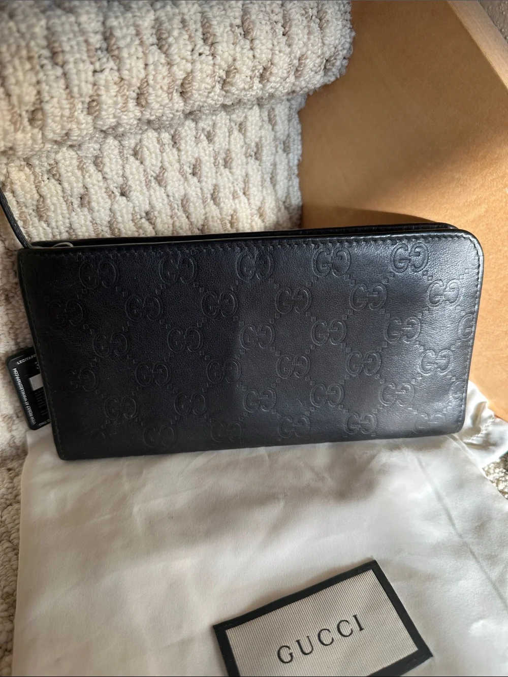 Gucci Guccissima GG Wallet and Dust Bag-COA included - Picture 2 of 9